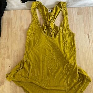 Free People 💛 we the free twist back tank